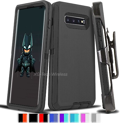 #ad For Galaxy S10 Plus S10e Case Cover Shockproof Series Fits Defender Belt Clip
