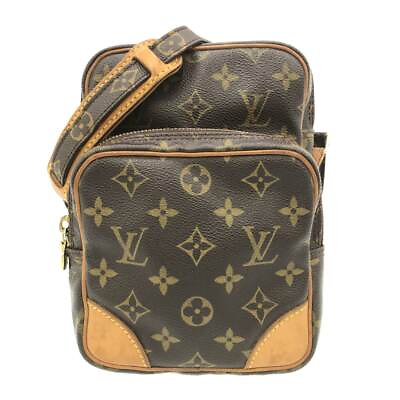 #ad Auth LOUIS VUITTON Amazone M45236 Brown Monogram TH0041 Shoulder Bag