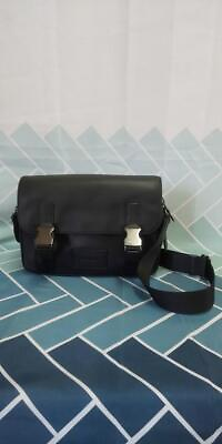 #ad Japan Used Bag Coach Men#x27;S Shoulder Bag Black C2715Qb Bk