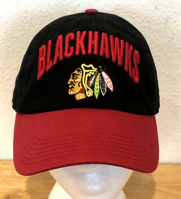 #ad NEW CHICAGO BLACKHAWKS FAN FAVORITE NHL ONE SIZE ADJUSTABLE BASEBALL CAP