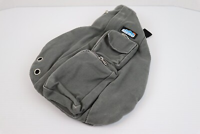 #ad Meru Sling Shoulder Bag Sling Backpack for Women Men Gray 3 Pocket Hiking