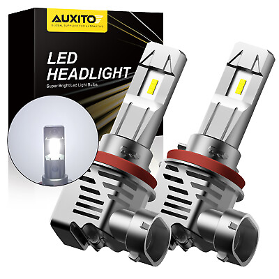 #ad AUXITO LED Headlight Bulbs Lamp KIT Low beam H11 H9 H8 Xenon White 6500K 24000LM