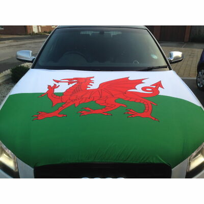 #ad Wales CYMRU Car Hood Cover 40 x 50 Inches World Cup 2022