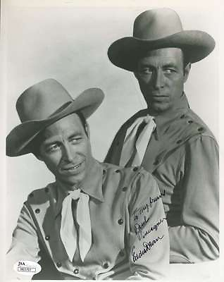 #ad Eddie Dean Cowboy Signed Jsa Certed 8x10 Photo Authenticated Autograph