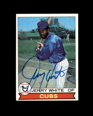 #ad Jerry White Signed Original 1979 Topps Chicago Cubs Autograph