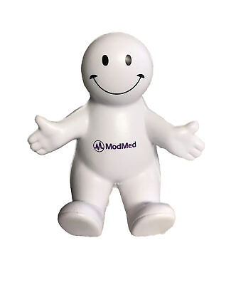 #ad ModMed Modernizing Medicine Stress Ball Man Desktop 3.5” Foam Relief Ball Figure