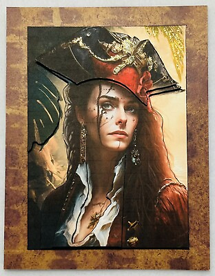 #ad Handmade Greeting Card 3D Pirate Girl Design SCRAPZ By Kim