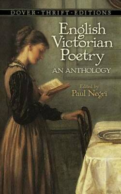 #ad English Victorian Poetry: An Anthology Dover Thrift Editions GOOD
