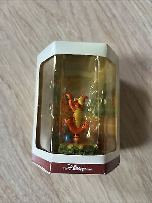 #ad Disney Store Tiny Kingdom Winnie The Pooh Tigger Mini Figure 1966 Vtg