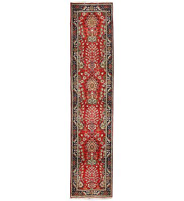 #ad Oriental Runner Rug Tribal Floral 3X13 Farmhouse Hallway Handmade Wool Carpet