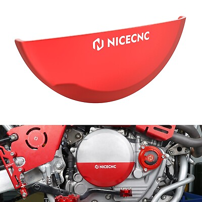 #ad For Honda XR650L 1993 2024 NiceCNC Engine Clutch Case Cover Protector Guard Red