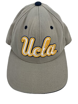 #ad UCLA Bruins Hat Fitted Sz 7 1 4 Sidewalk Baseball Cap Blue Gold University Wool