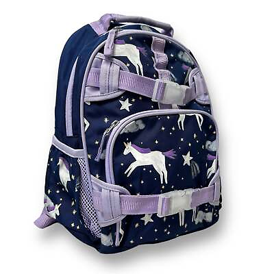 #ad Pottery Barn Kids Mackenzie Navy Unicorn Backpack