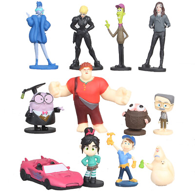 #ad Wreck It Ralph Doll Gift Kids Toy Action Figure Cake Topper Decor 12 PCS