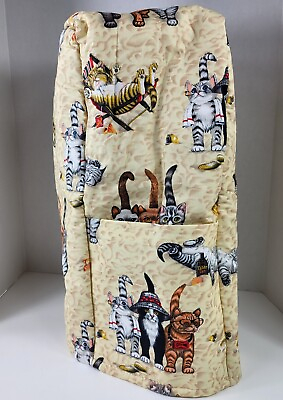 #ad #ad Cats on the Beach Fabric Blender Mixer Appliance Dust Cover Yellow 18quot;