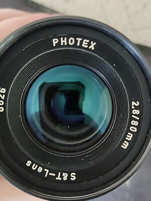 #ad PHOTEX 80mm F2.8 tilt shift T S lens Canon mount portrait