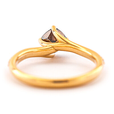 #ad 1.12 tcw SI1 Diamond Ring 14 kt. Yellow gold
