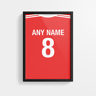 #ad Personalised Wales Cymru Inspired Retro Colours Football Fan Gift Poster Print