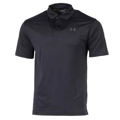 #ad New Under Armour Men#x27;s Playoff Polo UA MENS SHIRT COLLARED BLACK Small