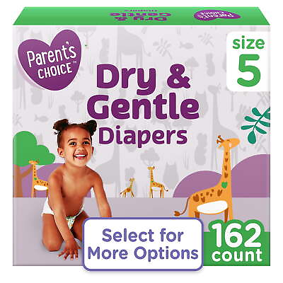 #ad Dry amp; Gentle Diapers Size 5 Super Value 162 Count