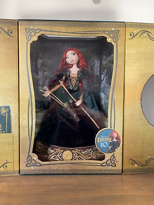 #ad limited edition 17 Merida doll Disney 17 inches New 1 of 4900