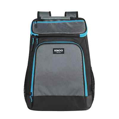 #ad Igloo MaxCold Evergreen Top Grip 9qt Backpack Cooler Black