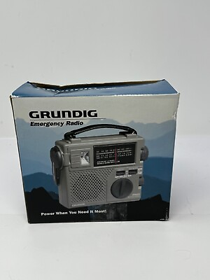 #ad Grundig FR 200 Emergency World Band Radio AM FM SW 1 and 2 World Receiver