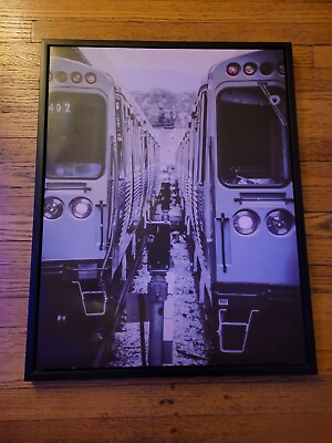 #ad Chicago CTA Train Depot Canvas Style Picture Art In Motion 2014 Shutterstock