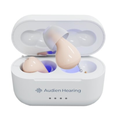 #ad Audien ATOM PRO 2 Wireless Rechargeable OTC Hearing Aid Premium Comfort Design