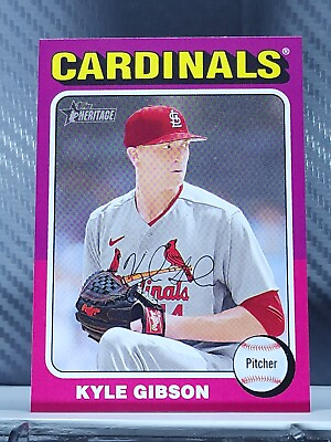 #ad Kyle Gibson 2024 Topps Heritage #269 Cardinals