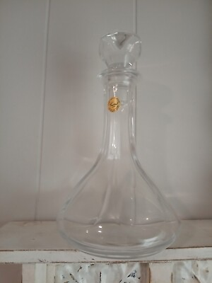 #ad Vintage Garanti Plus 24% Crystal Decanter Set Cristal France Bottle amp; Lid