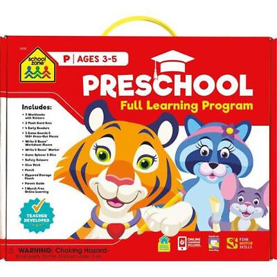 #ad School Zone Preschool Full Learning Program by School Zone Book amp; Merchandise Bo