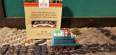 #ad Hallmark Keepsake Claus amp; Co R.R. Gift Car Ornament Collection 2 of 4