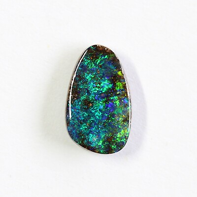 #ad Boulder opal 1.73ct 11 x 6.8mm Australian opal natural solid loose stone Winton