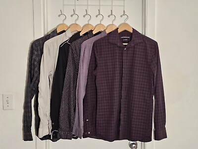 #ad John VARVATOS Collection Bundle SIX 6 medium long sleeve shirts