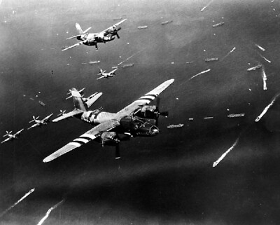 #ad USAF Formation of Martin B 26s 8X10 World War II WW2 Air Force Photo 365