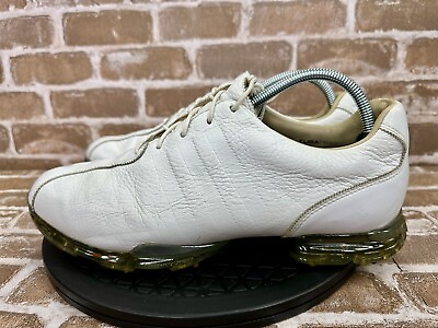#ad ADIDAS TOUR 360 ADIPURE White Leather Soft Spike Golf Shoes 671113 Mens Size 10