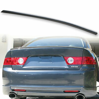 #ad Fyralip Painted Rear Trunk Spoiler 04 08 For Acura TSX Graphite Pearl NH658P