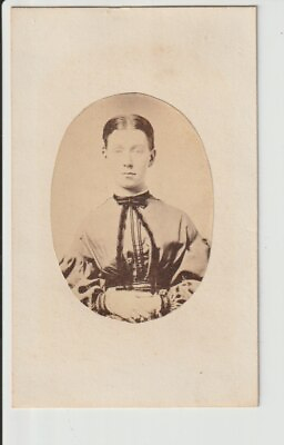 #ad Allentown Pennsylvania Civil War CDV Lady by BK Sweitzer 11 East Hamilton St PA