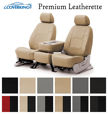 #ad Coverking Custom Front Row Seat Covers Premium Leatherette Choose Color