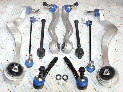 #ad 2WD 10 FRONT CONTROL ARMS BALL JOINT JOINTS STEERING TIE ROD RODS KIT For E60