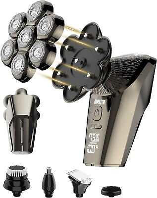 #ad Electric Hair Remover Shavers Bald Head Razor Smooth Skull Cord Cordless Wet Dry