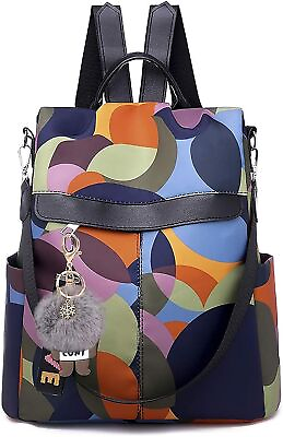 #ad Fashion Backpack for Women Waterproof Rucksack Daypack Anti theft Shoulder Ba...