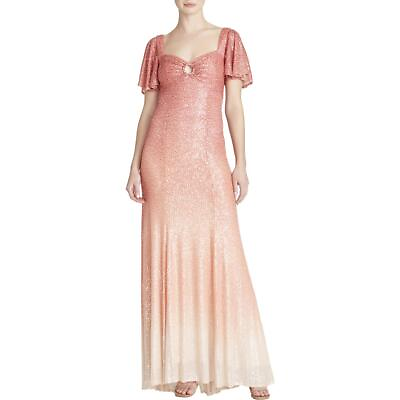 #ad Theia Womens Sequined Maxi Formal Evening Dress Gown BHFO 3744