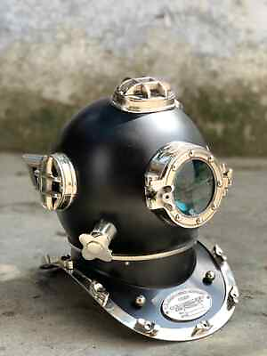 #ad Black Diving Helmet US Navy Mark V Divers Helmet Christmas Gift Deep Diving gift