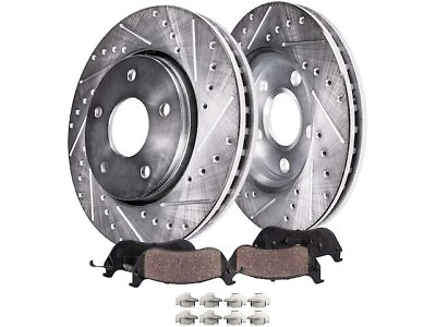 #ad Rear Brake Pad and Rotor Kit 17WRPN39 for Cayenne 2003 2004 2005 2006 2008 2009
