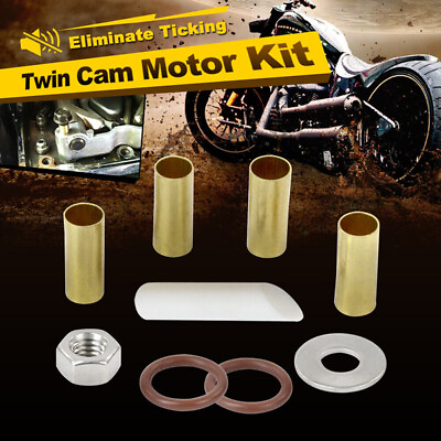 #ad Motorcycle Rocker Arm Locker End Shaft Ticking Noise Kit Fit for Harley Twin Cam