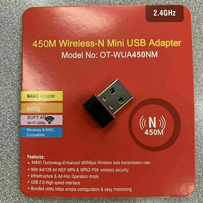 #ad LOT N 300Mbps Mini Wireless USB Wifi Adapter LAN Network 802.11n g b Nano