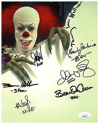 #ad IT Cast Signed 8x10 Photo Pennywise Autographed Seth Green JSA COA
