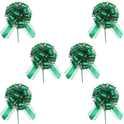 #ad 6Pcs Pull Bows for Gift Wrapping Gift Bows Pull Flower Ribbon Bows Birthday G...